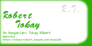 robert tokay business card