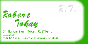 robert tokay business card